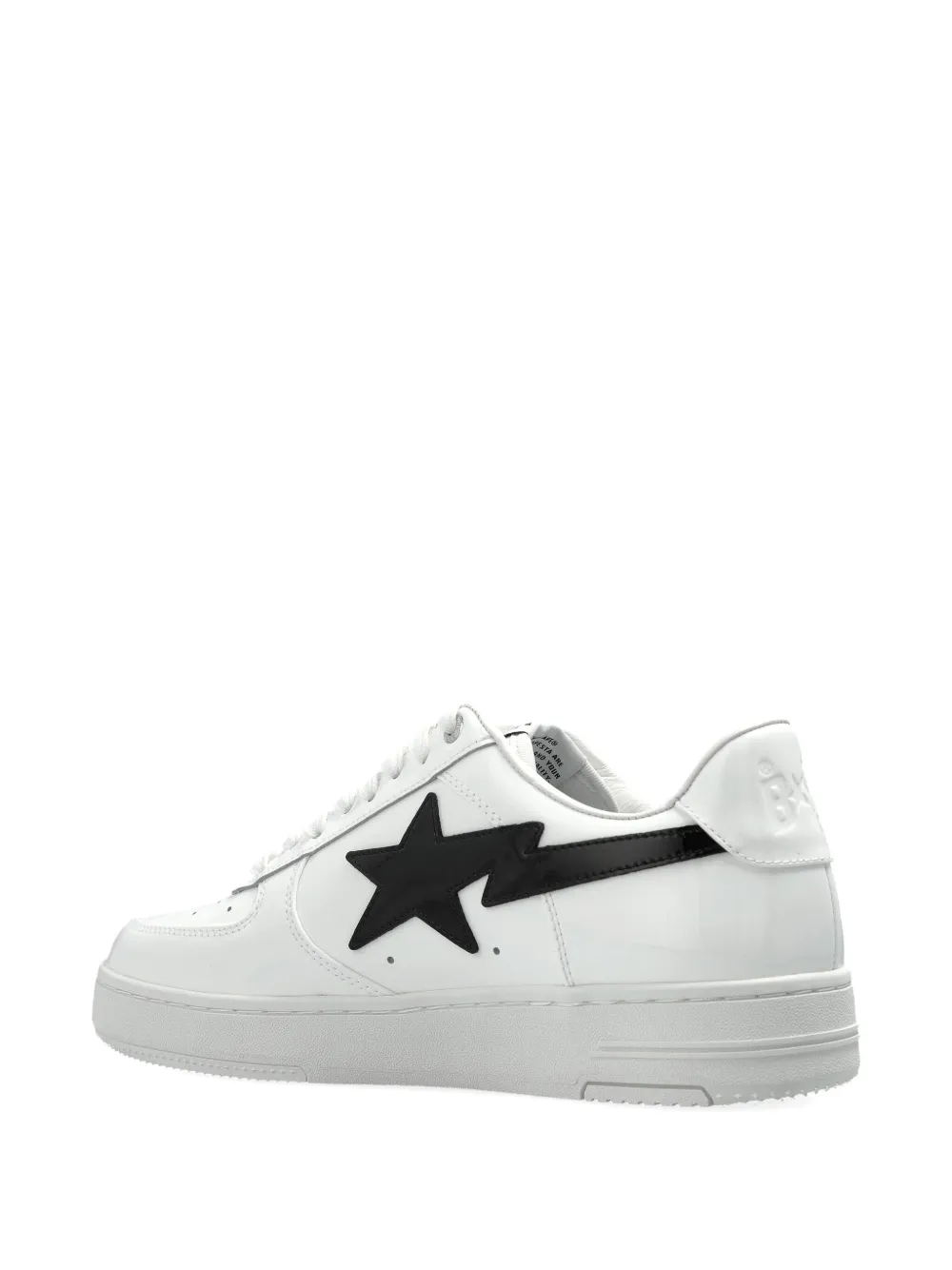 A BATHING APE STA lightning-appliqué sneakers White