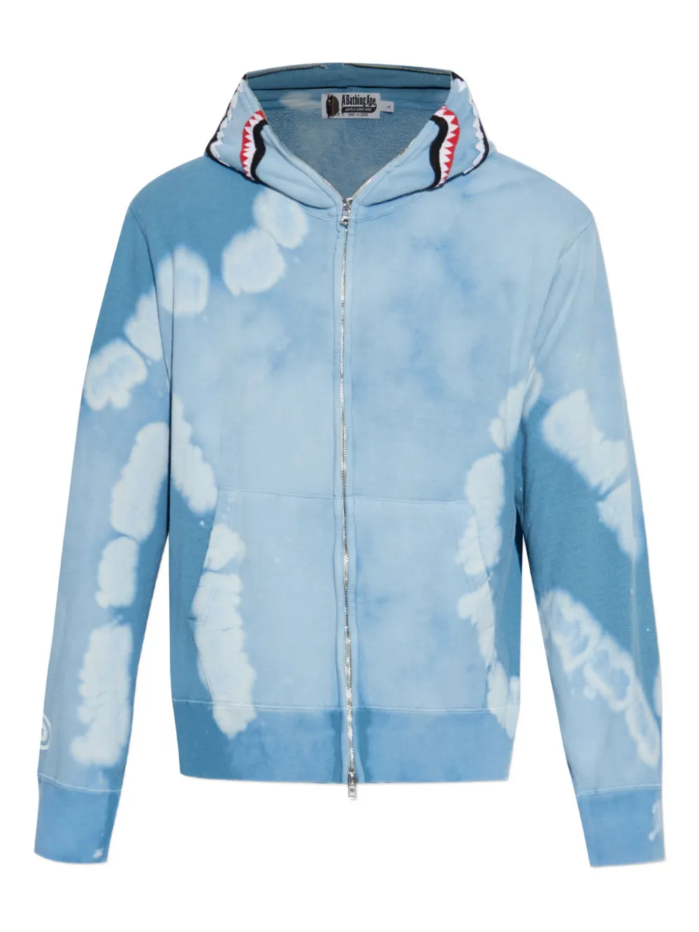 A BATHING APE® タイダイ パーカー - ブルー A BATHING APE® タイダイ パーカー - ブルー