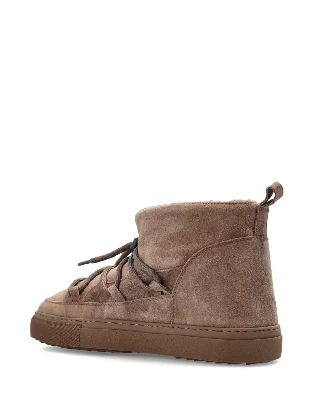 Inuikii Lace-up Suede Boots In Brown