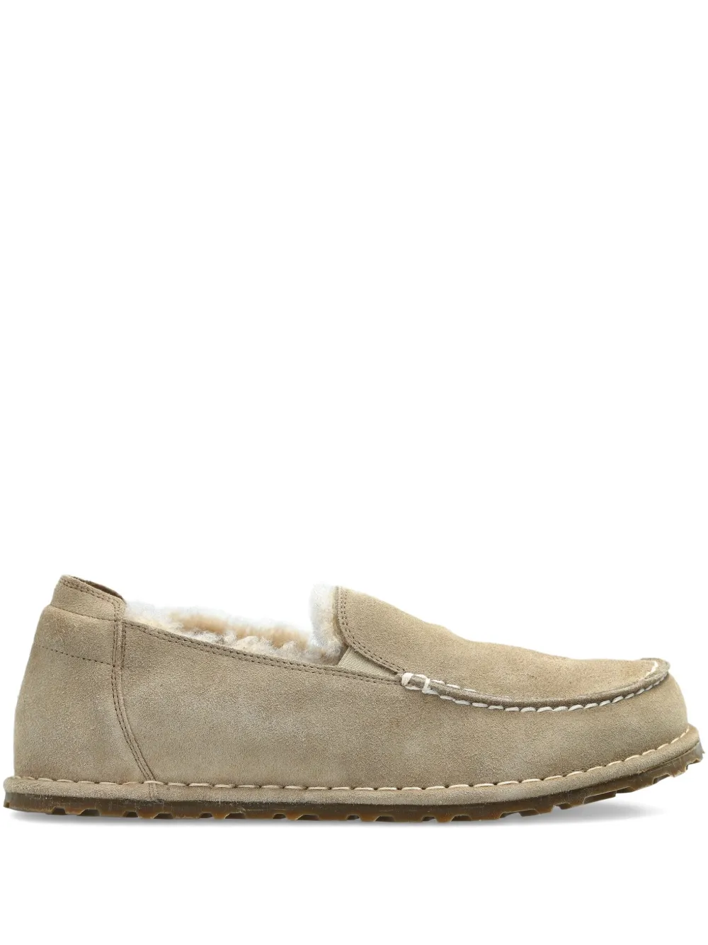 Birkenstock Utti Shearling suede loafers Neutrals