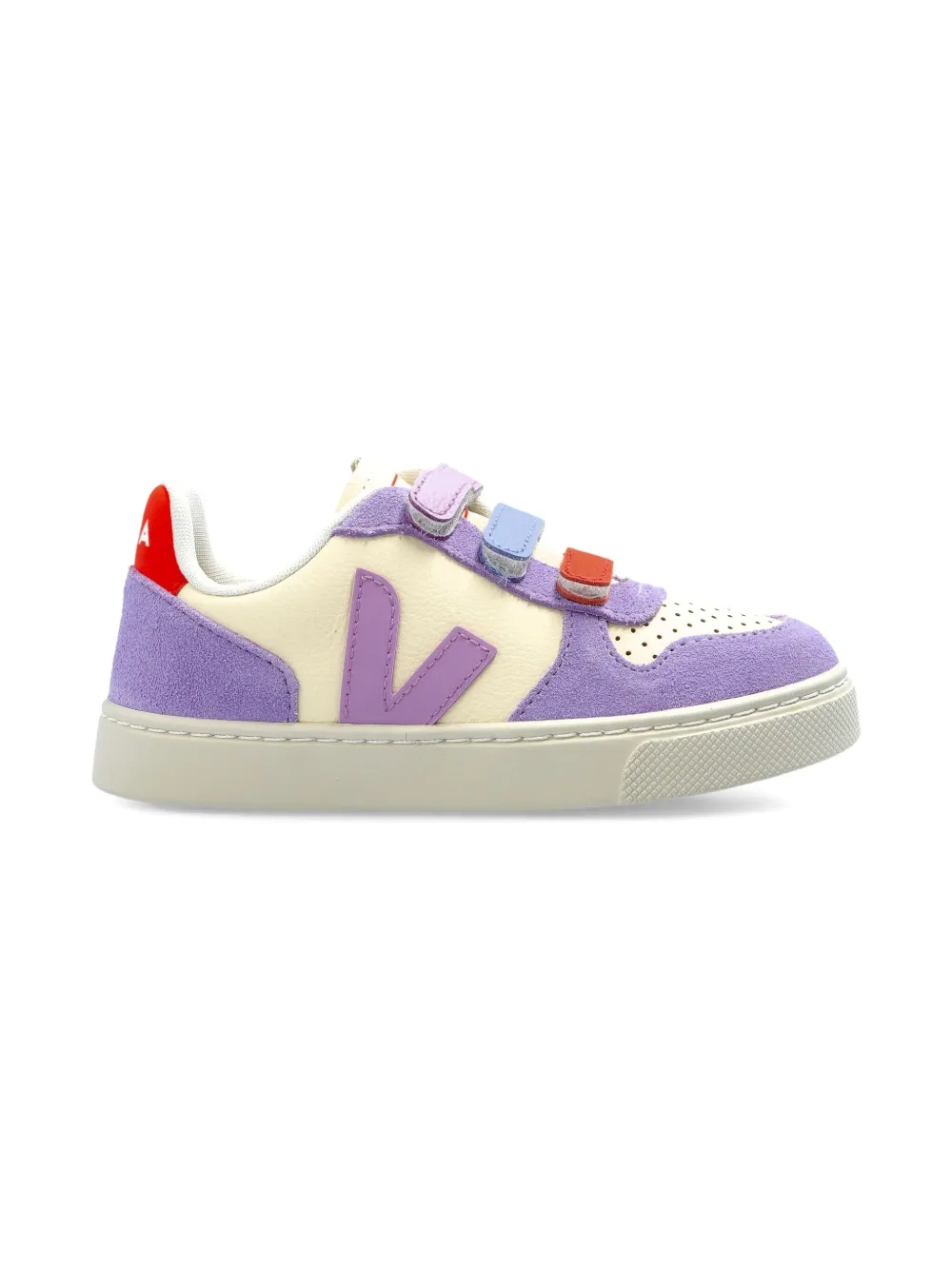 VEJA Kids multicoloured-straps low-top sneakers - Paars