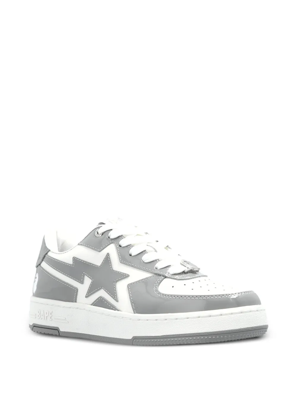 A BATHING APE® star appliqué leather sneakers | Low-Tops | Image 2