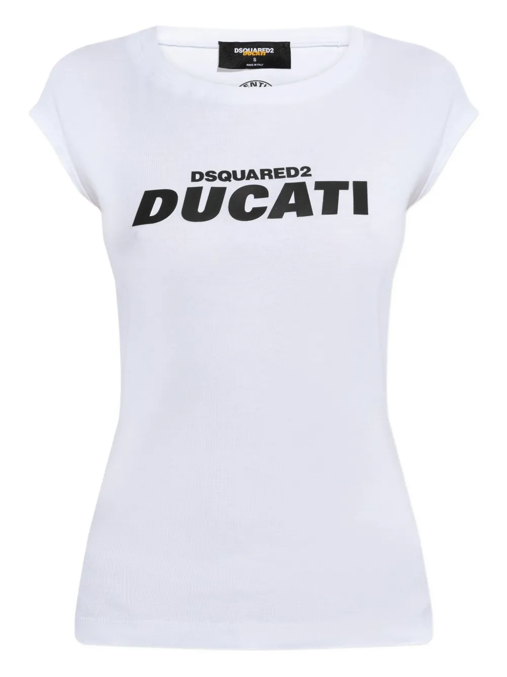 DSQUARED2 playera manga corta en colaboración con Ducati | blanco | Image 1