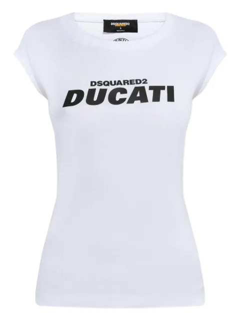 DSQUARED2 x Ducati cap-sleeve T-shirt