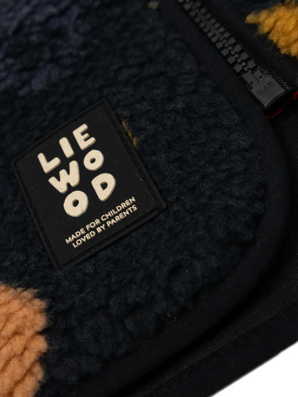 Liewood Teddy fleece jack Zwart