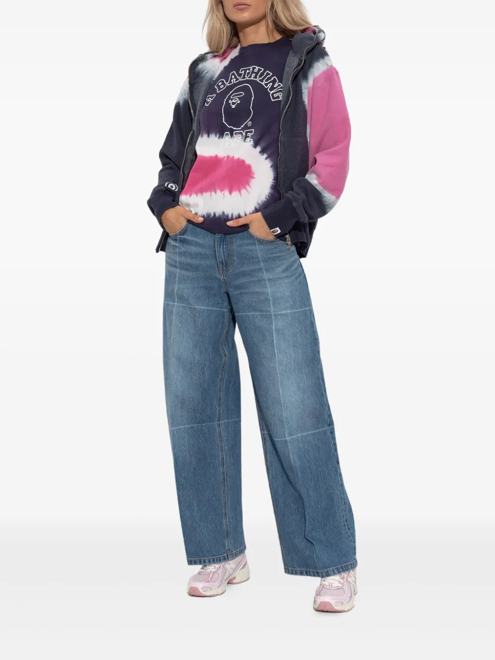 A BATHING APE® tie-dye logo T-shirt | T-Shirts & Jersey Shirts | Image 2