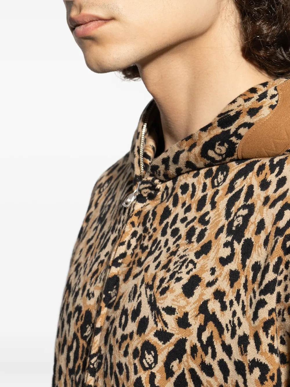 A BATHING APE Head vissershoed met camouflageprint Groen