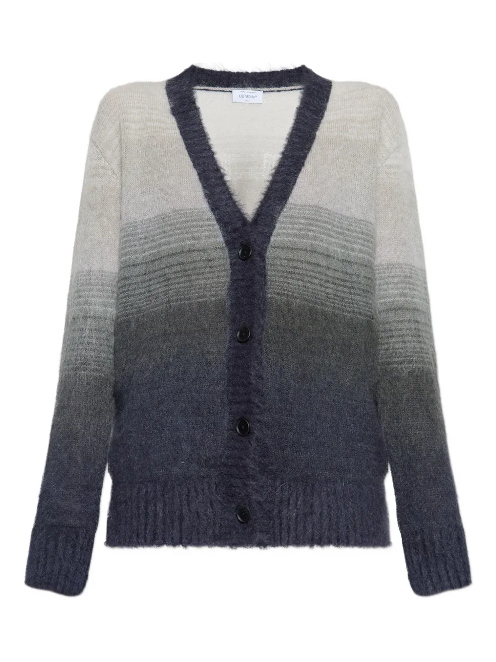 Off-White Arrow Degrade cardigan - ブルー Off-White Arrow Degrade cardigan - ブルー