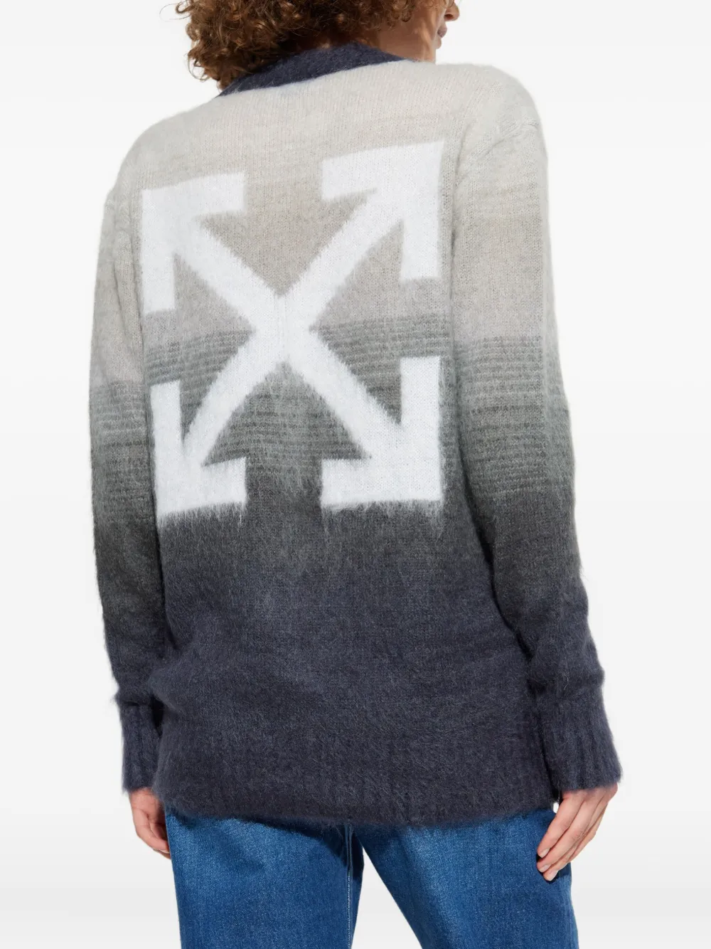 Off-White Arrow Degrade vest Blauw