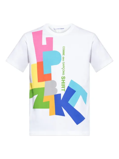 Comme Des Garçons Shirt playera con estampado gráfico