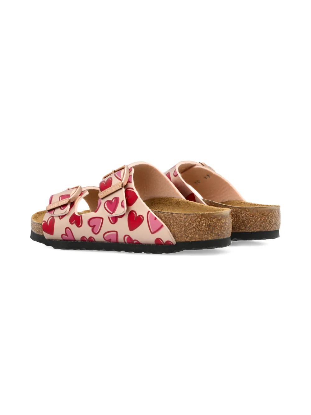 Birkenstock Kids Arizona heart-print sandals Pink