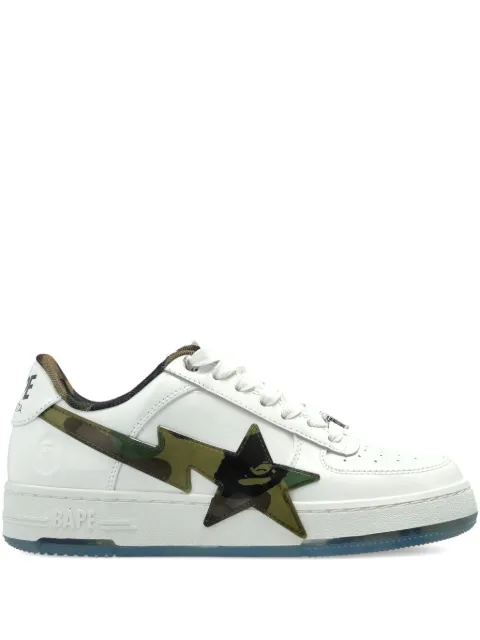 A BATHING APE® camo-star sneakers