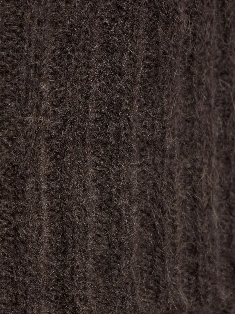 By Malene Birger Ribbed Turtleneck Sweater In Brown