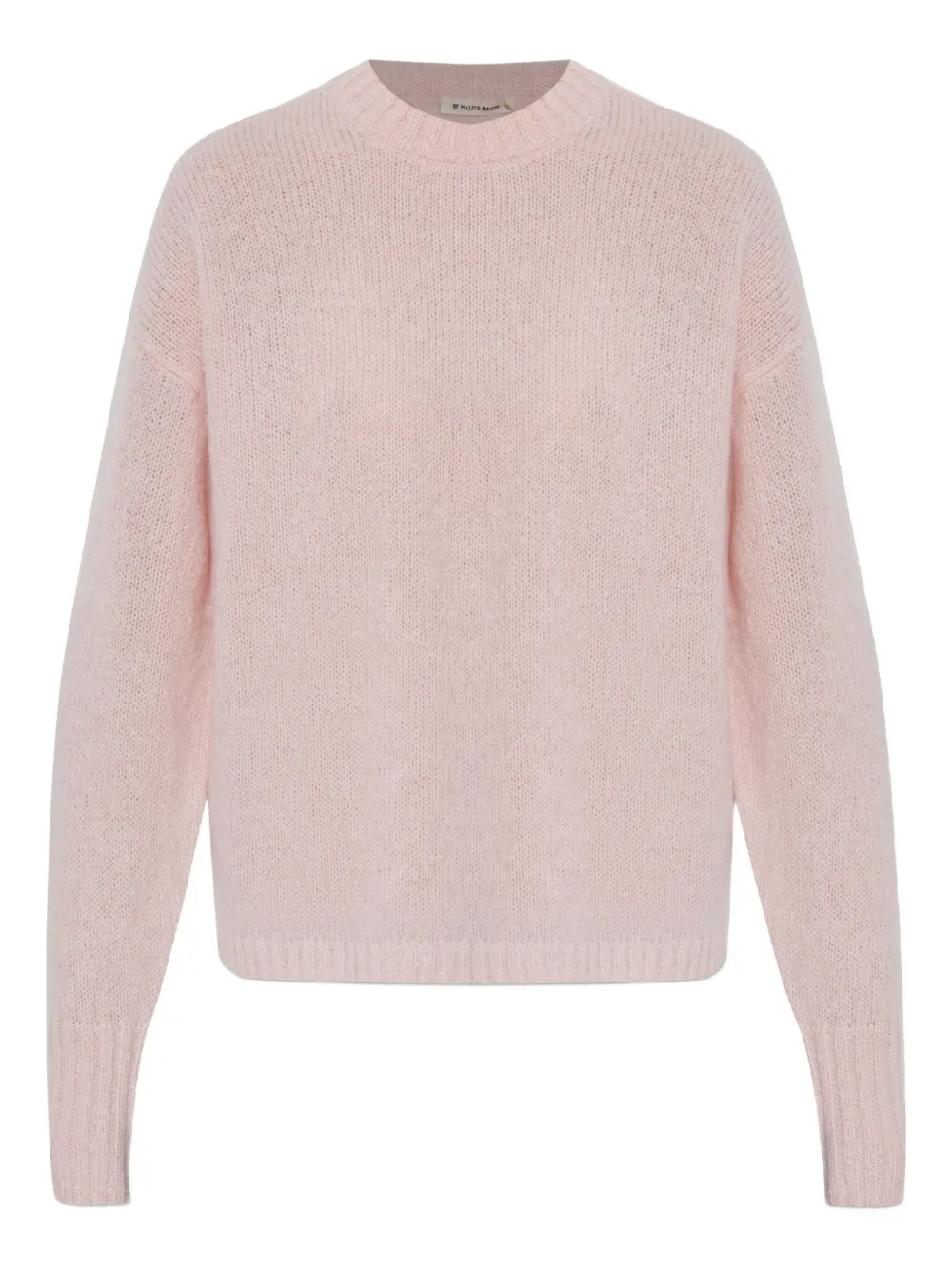 By Malene Birger Round-neck Wool Sweater In Neutral