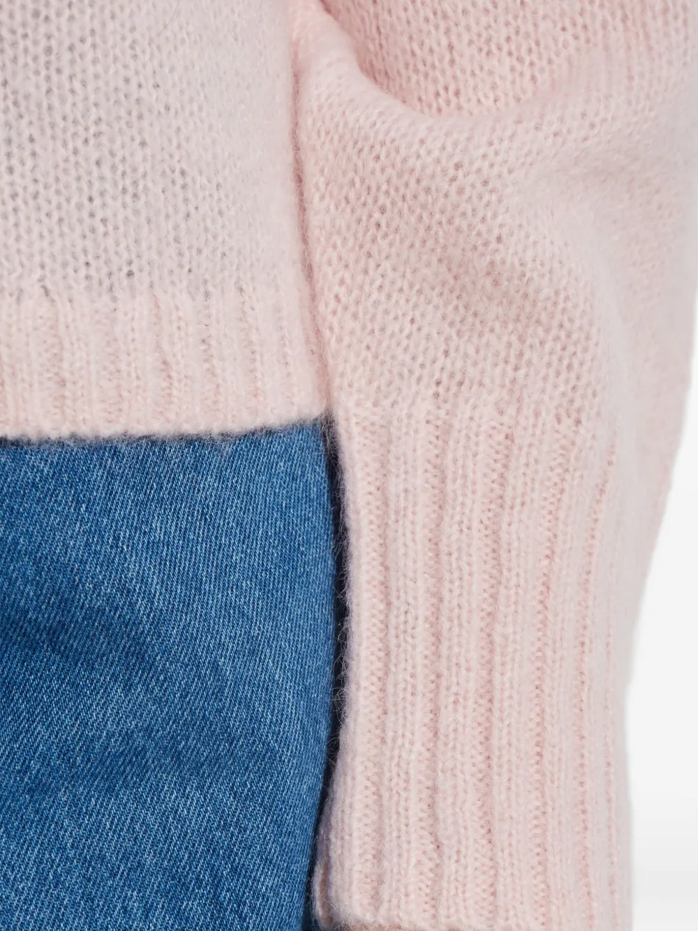 By Malene Birger Round-neck Wool Sweater In Neutral