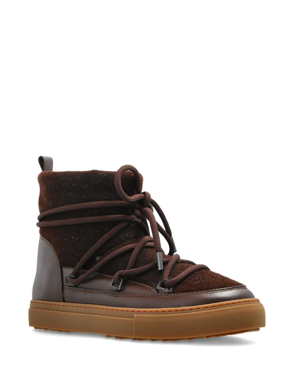 Inuikii Lace-up Boots In Brown