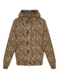 A BATHING APE® leopard-pattern hoodie - Brown