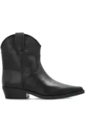 Michael Michael Kors 40mm pointed-toe leather boots - Black