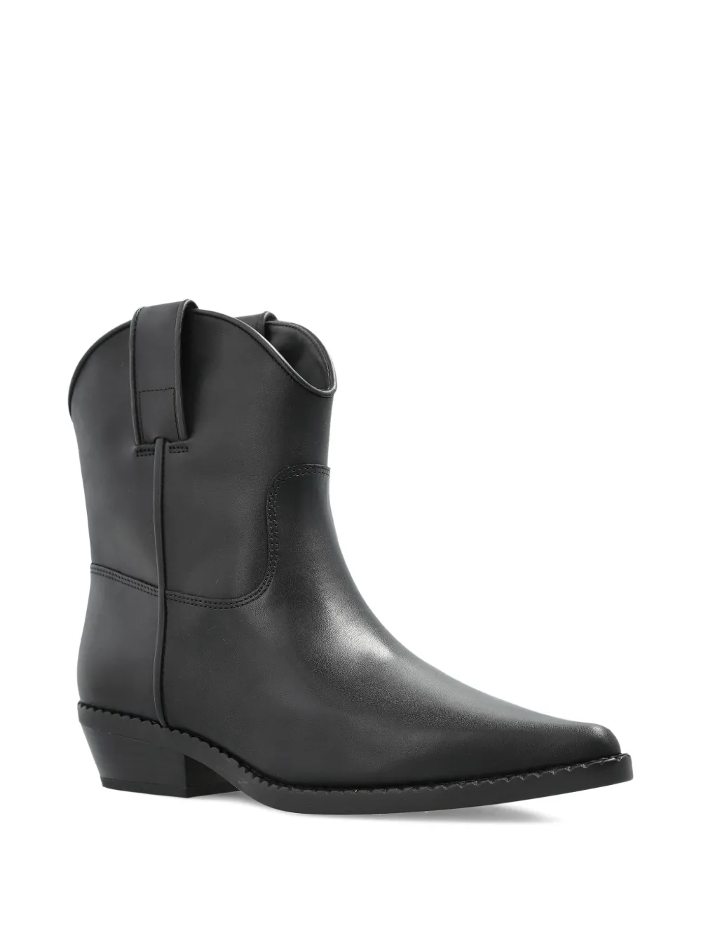 Michael Kors 40mm pointed-toe leather boots Black