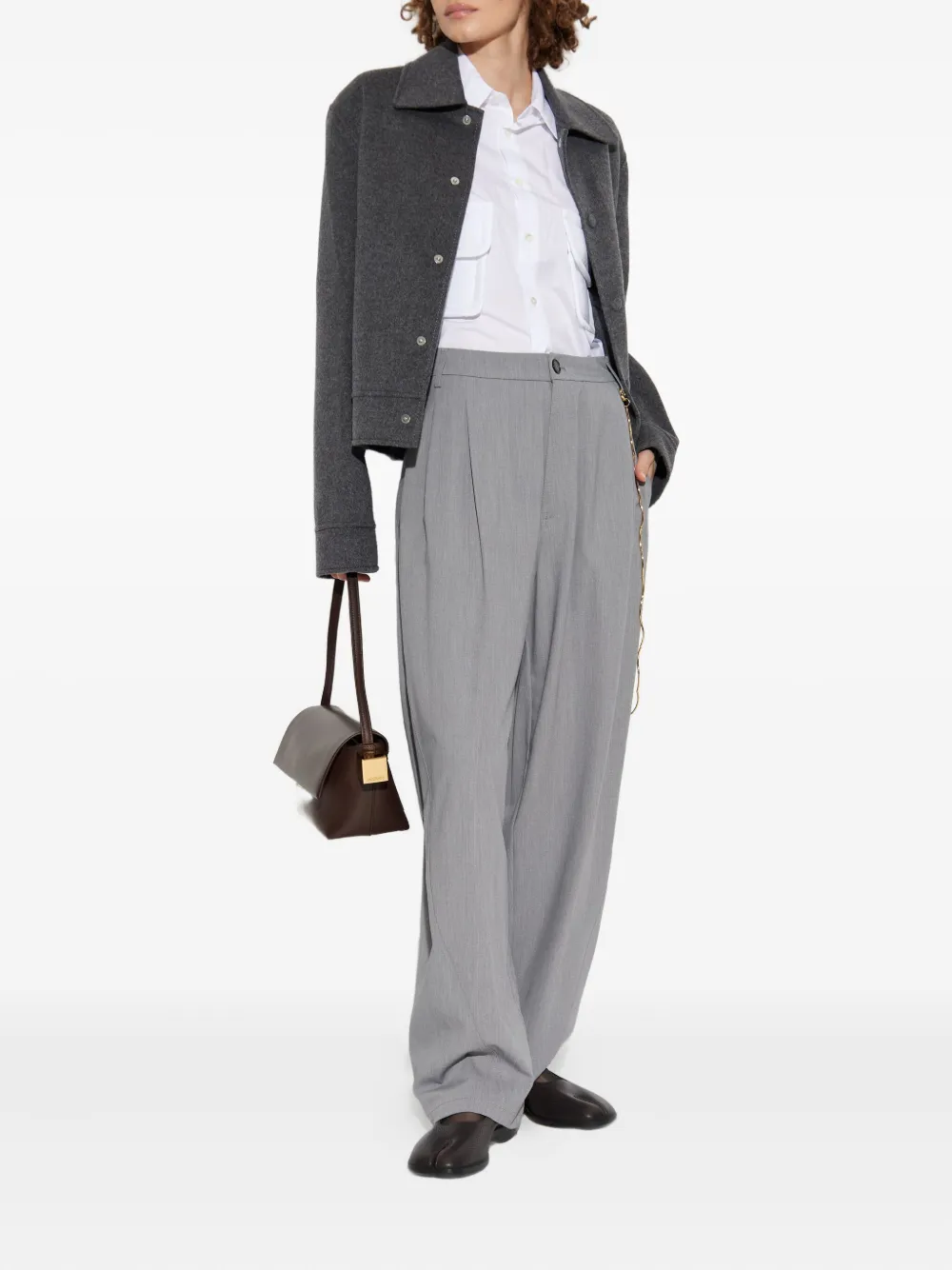 Comme Des Garçons Comme Des Garçons double-pocket shirt - Wit