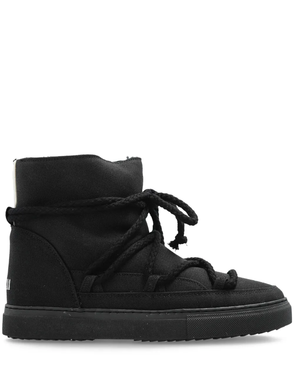 Inuikii rope-lace high-top pumps Black