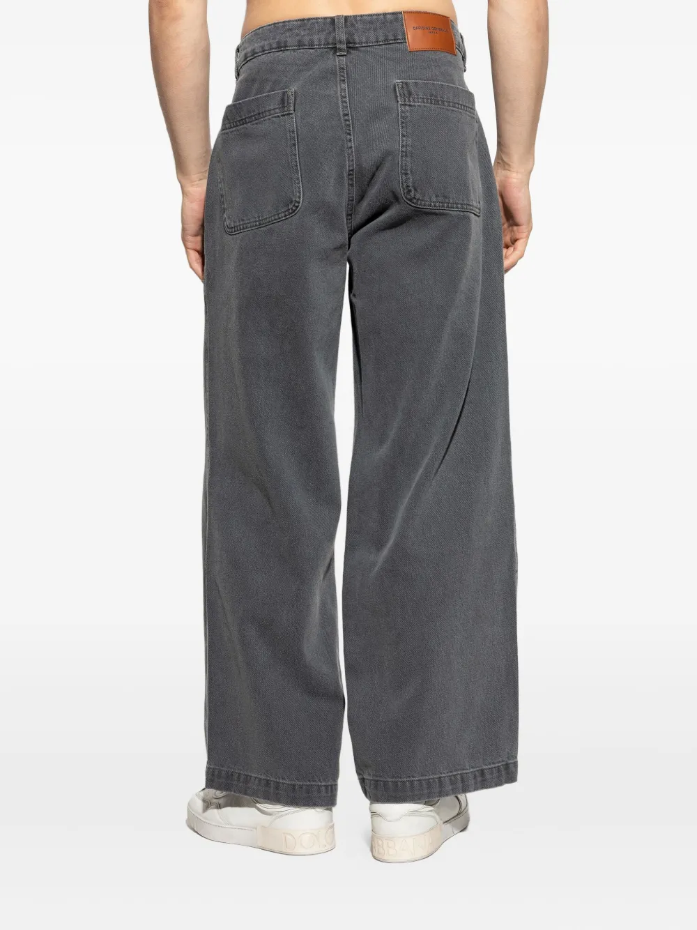 Officine Generale Katoenen jeans Zwart