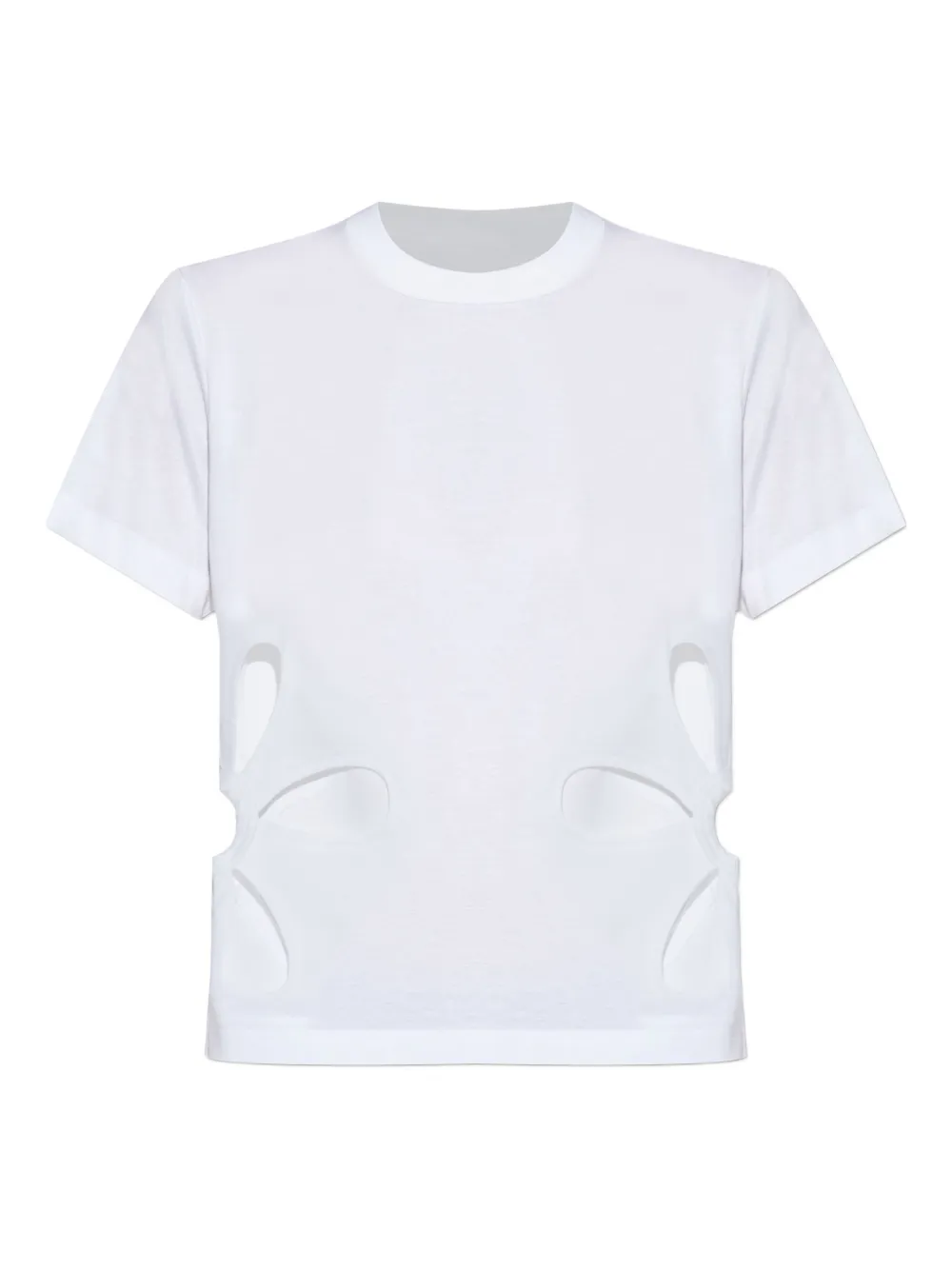 Noir Kei Ninomiya floral cut-out T-shirt | White | Image 1