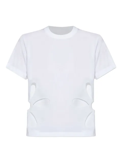 Noir Kei Ninomiya floral cut-out T-shirt