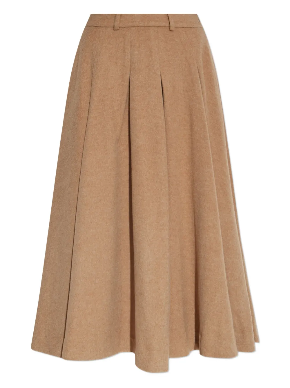 By Malene Birger pleated midi skirt | Brown | Image 1