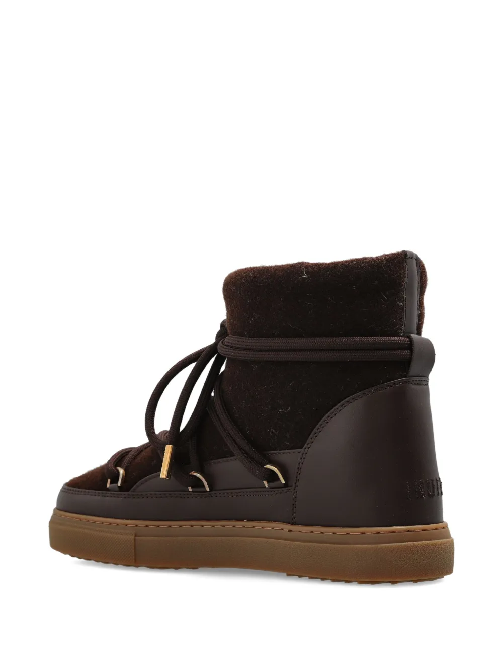 Inuikii lace-up shearling pumps Brown