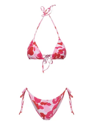 A BATHING APE® カモフラージュ ビキニ | ピンク | FARFETCH JP