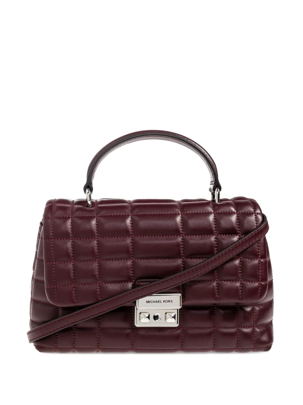 Michael Michael Kors quilted top-handle bag - レッド Michael Michael Kors quilted top-handle bag - レッド