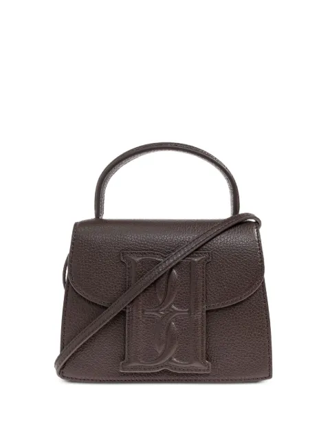 By Malene Birger logo-embossed leather tote bag