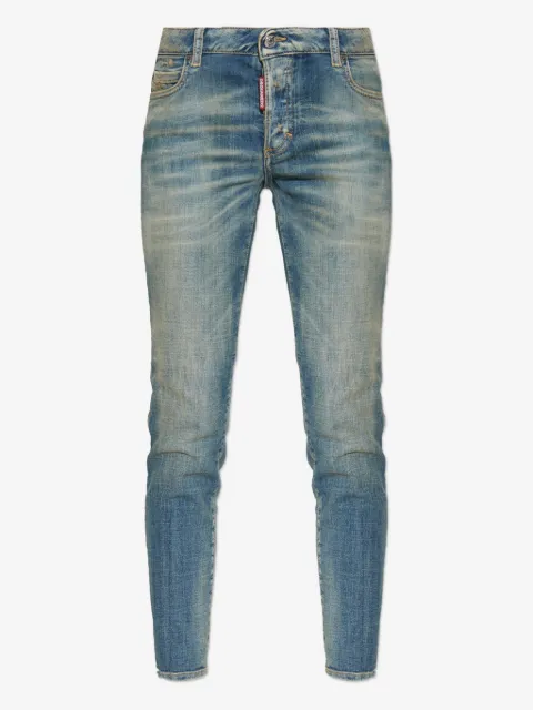 DSQUARED2 faded-effect jeans