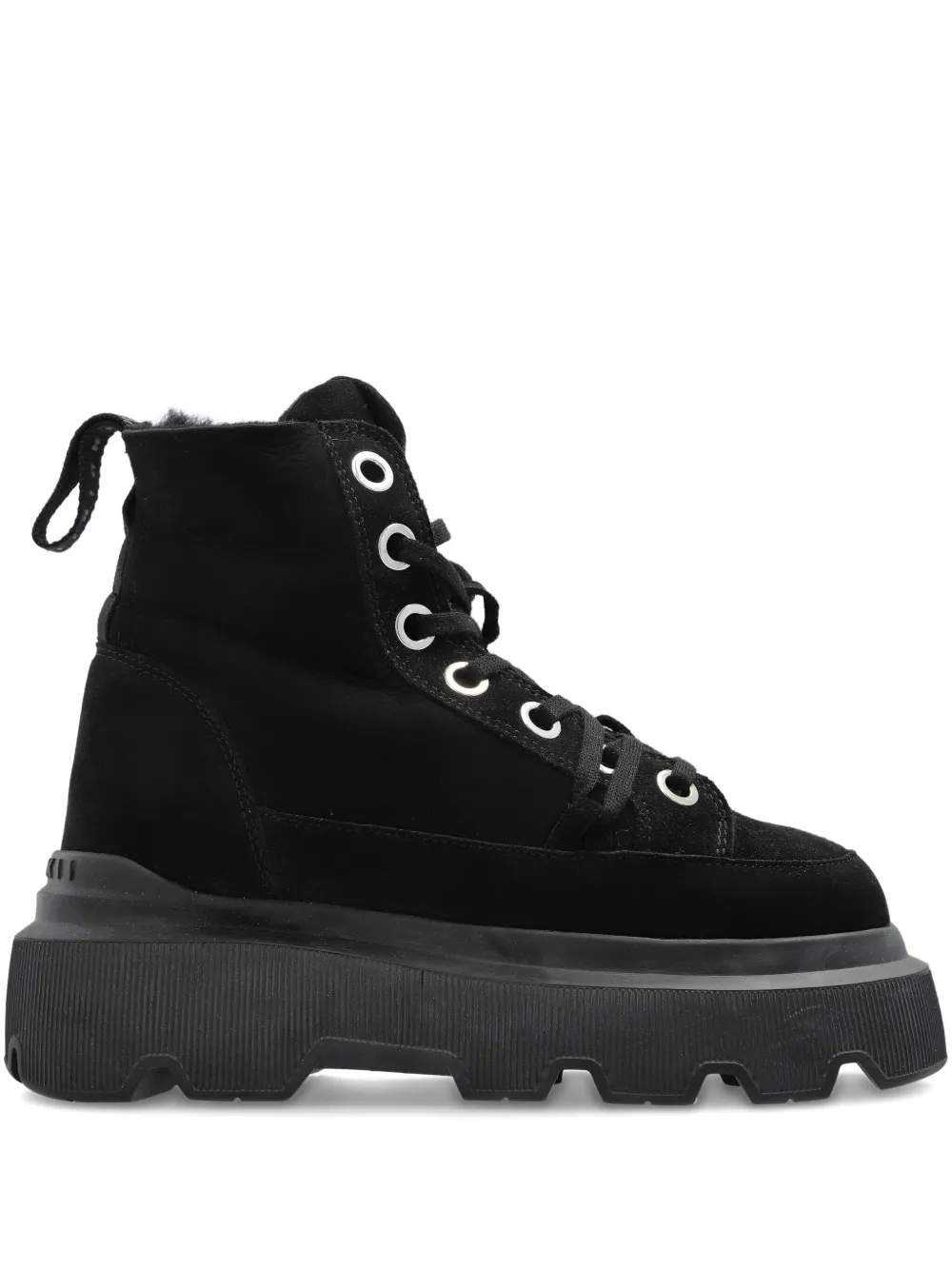 Inuikii Matilda lace-up platform boots Black