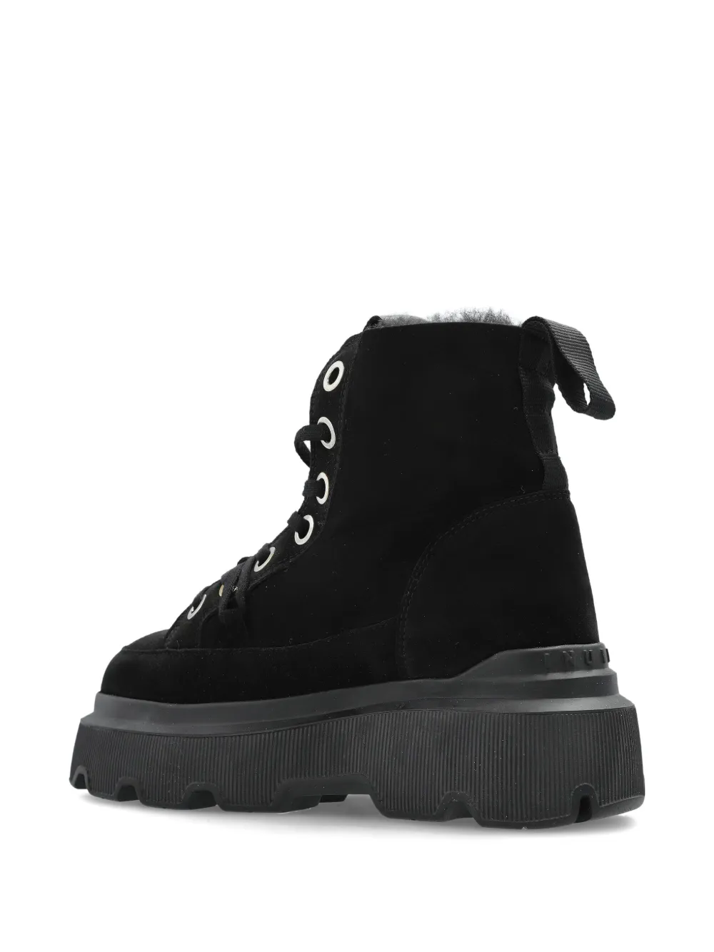 Inuikii Matilda lace-up platform boots Black