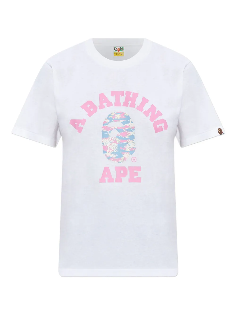 A BATHING APE® تيشيرت 'آيب هيد' | أبيض | Image 1