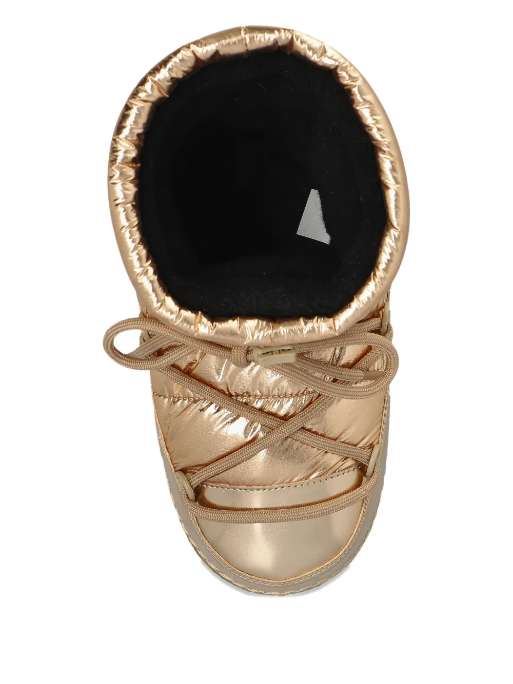 Inuikii Mountain quilted metallic snow boots Gold