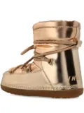 Inuikii Mountain quilted metallic snow boots - Gold