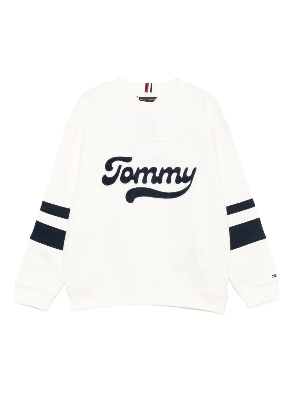 Tommy Hilfiger Junior logo-embroidered sweatshirt | White | Image 1