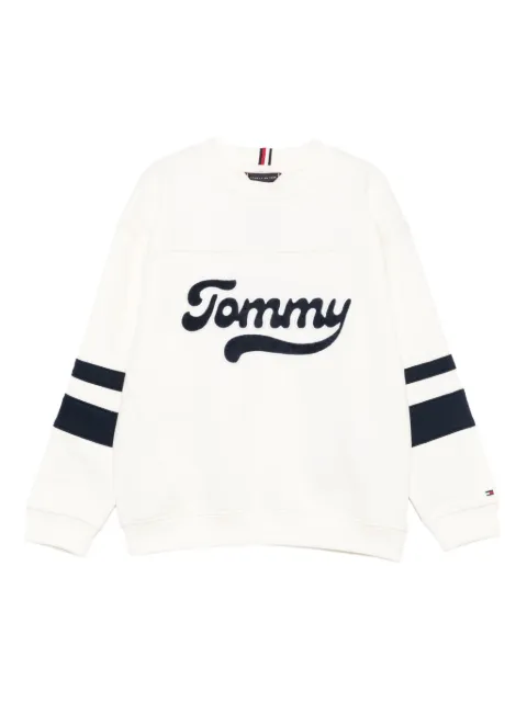Tommy Hilfiger Junior logo-embroidered sweatshirt