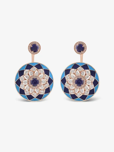 Aneka boucles d'oreilles Kaleido en or rose recyclé 18ct