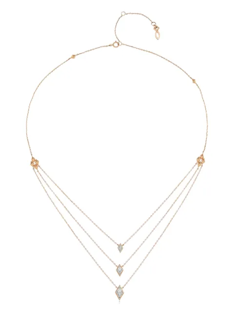 Aneka collar Limitless Triad en oro reciclado de 18kt con diamante