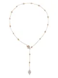 Aneka 18K recycled rose gold Limitless diamond lariat necklace