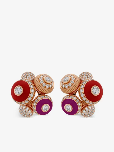 Aneka boucles d'oreilles Poetry in Motion Rhapsody en or rose 18ct