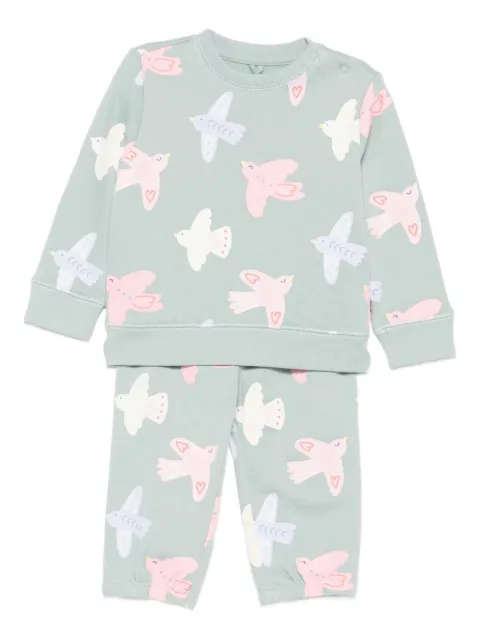 Stella McCartney Kids chándal con pájaros estampados