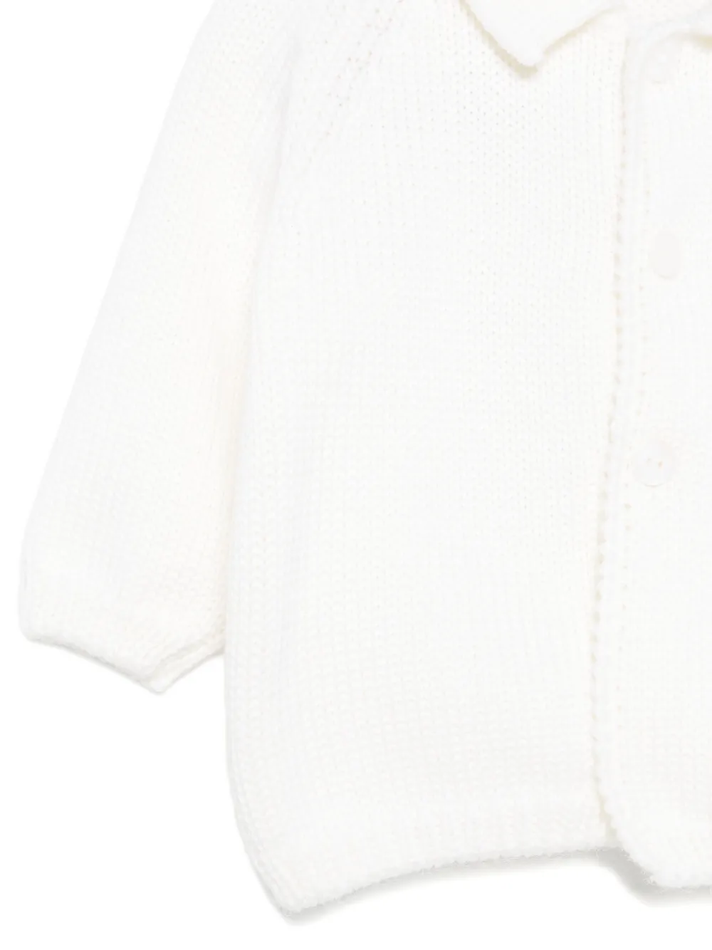Little Bear Merino Wool Cardigan In Neutral