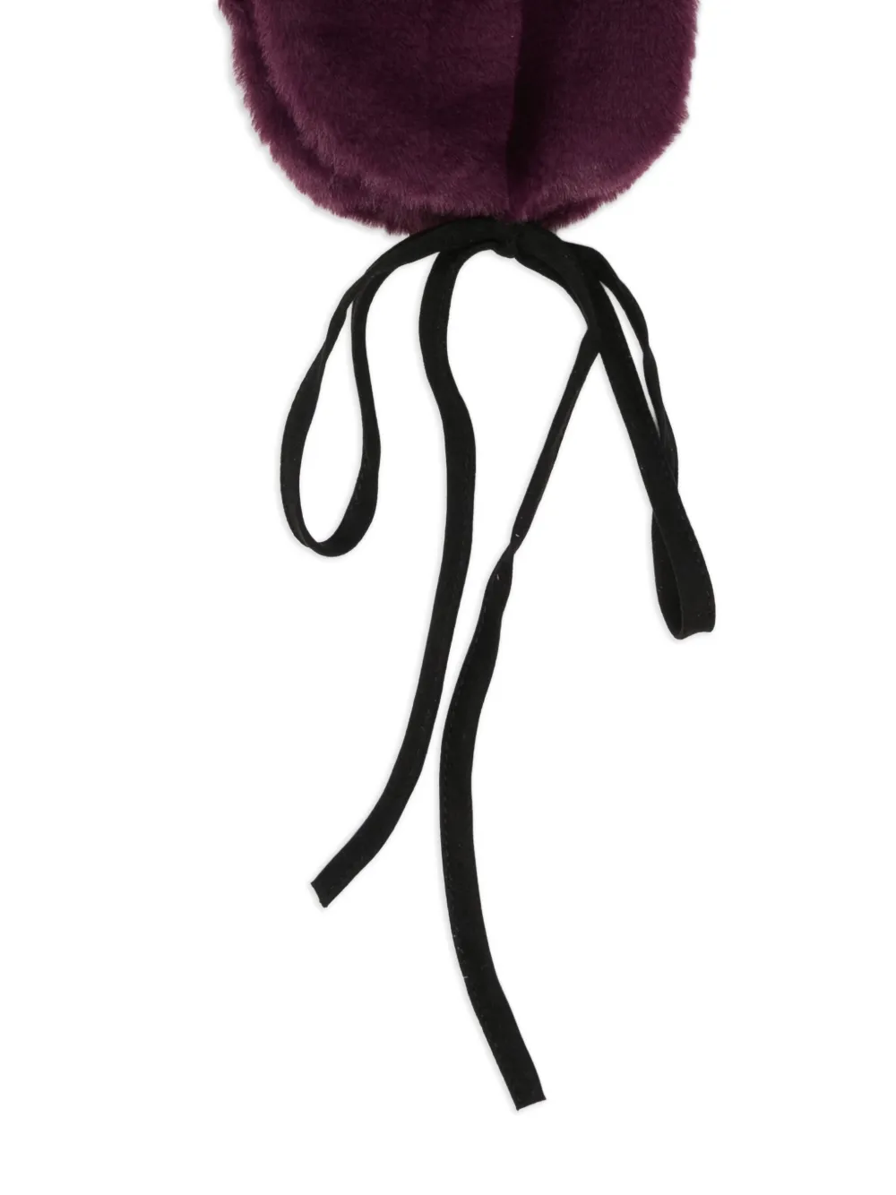 Paul Smith Faux-fur Ear-flap Hat In Purple