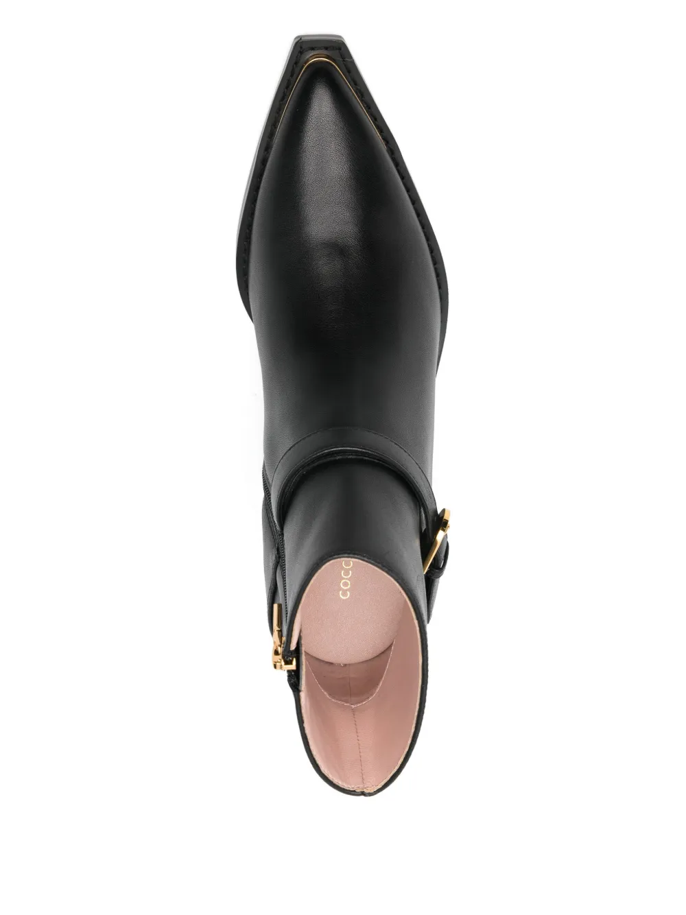 Coccinelle 65mm Buckle-strap Boots In Black