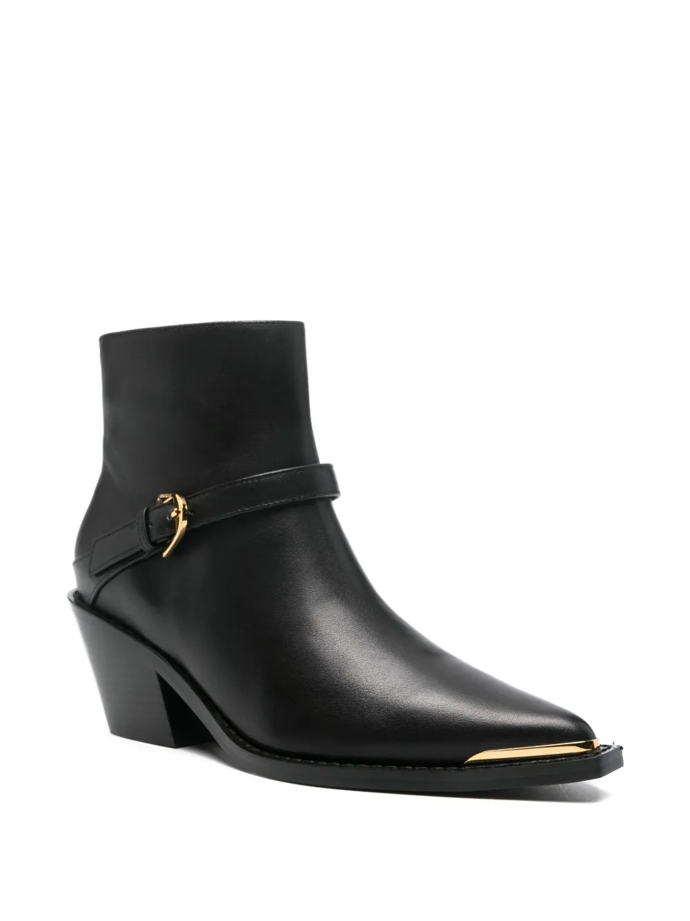 Coccinelle 65mm Buckle-strap Boots In Black
